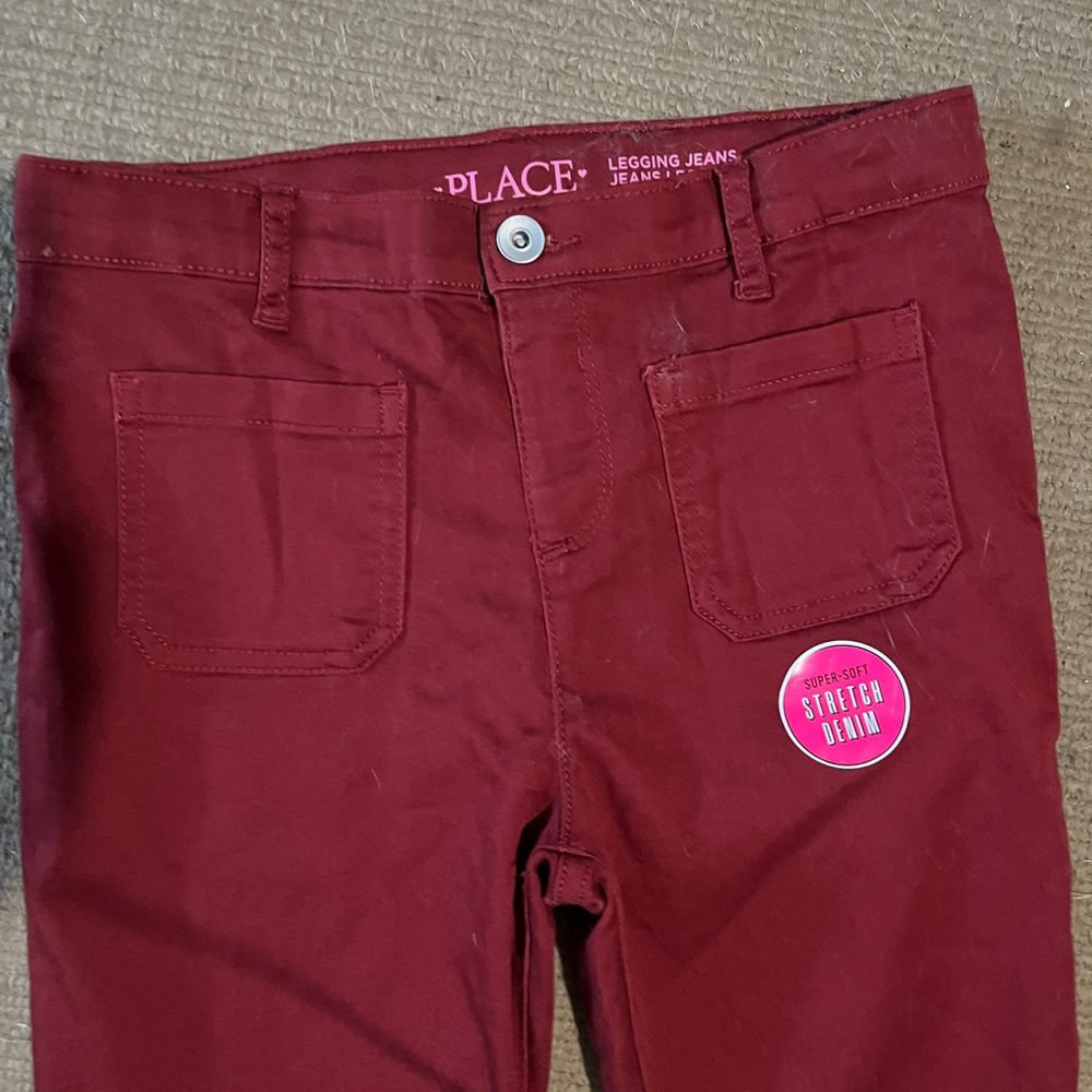 Children’s place soft red jeggings